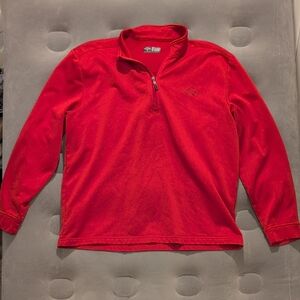 Callaway Vibrant Red Quarter-Zip Sweatshirt XL